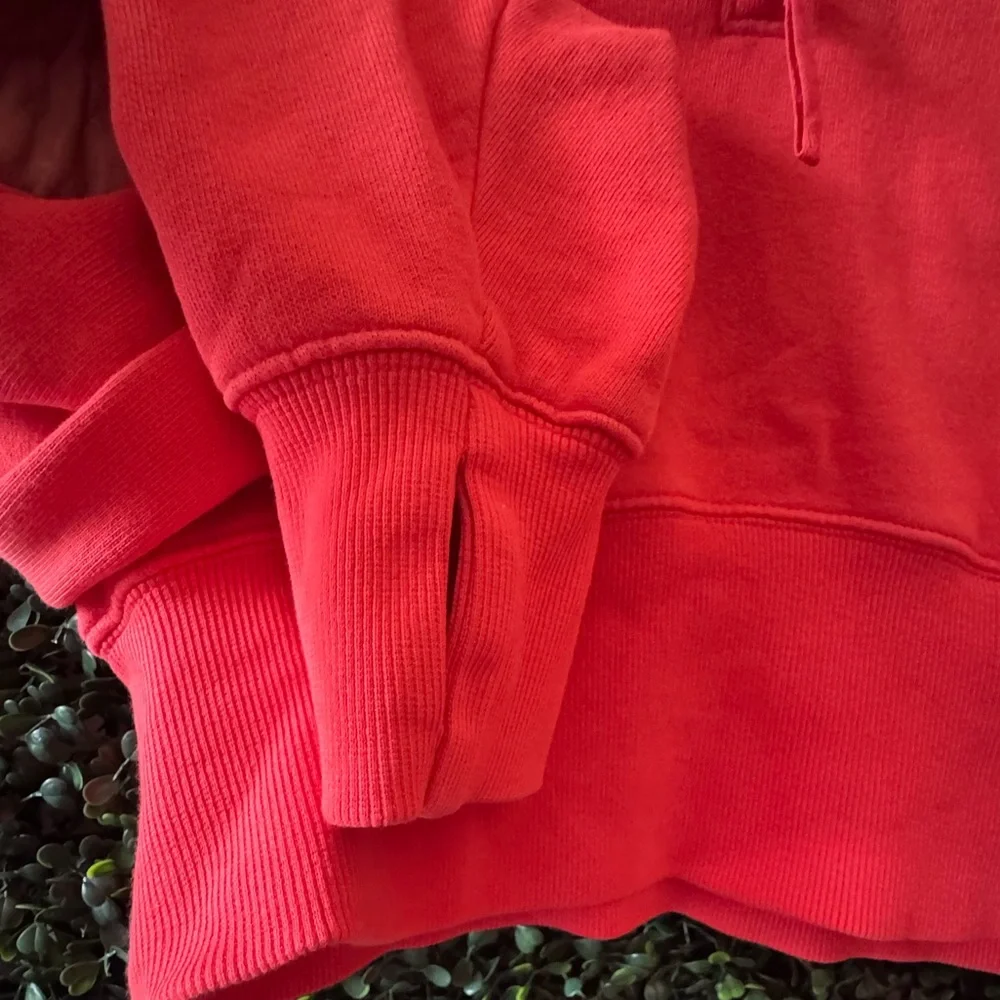 AERIE  Throw-Back Corset Cropped Quarter Zip PULLOVER/SWEATSHIRT - Picture 7 of 11